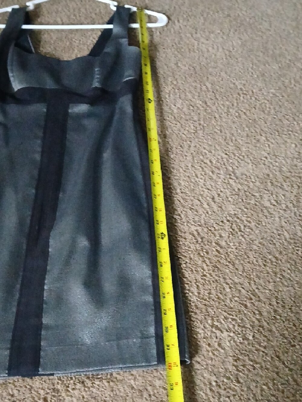 bebe Gray and Black Paneled Mini Dress - Picture 4 of 7